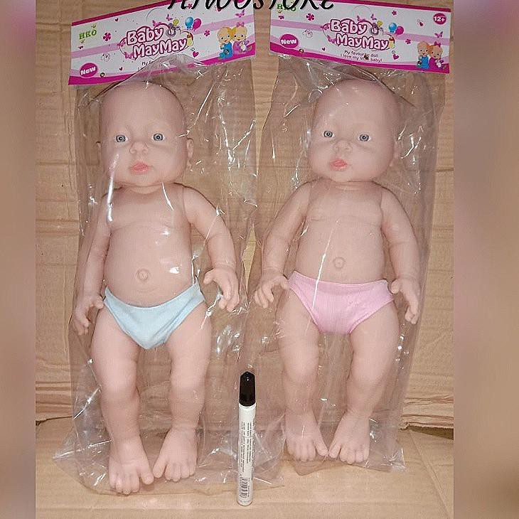 xvf-153✿ Mainan Boneka Bayi Kelamin Pria dan Wanita - Baby Maymay - Boneka Praktek Dokter, Suster, B