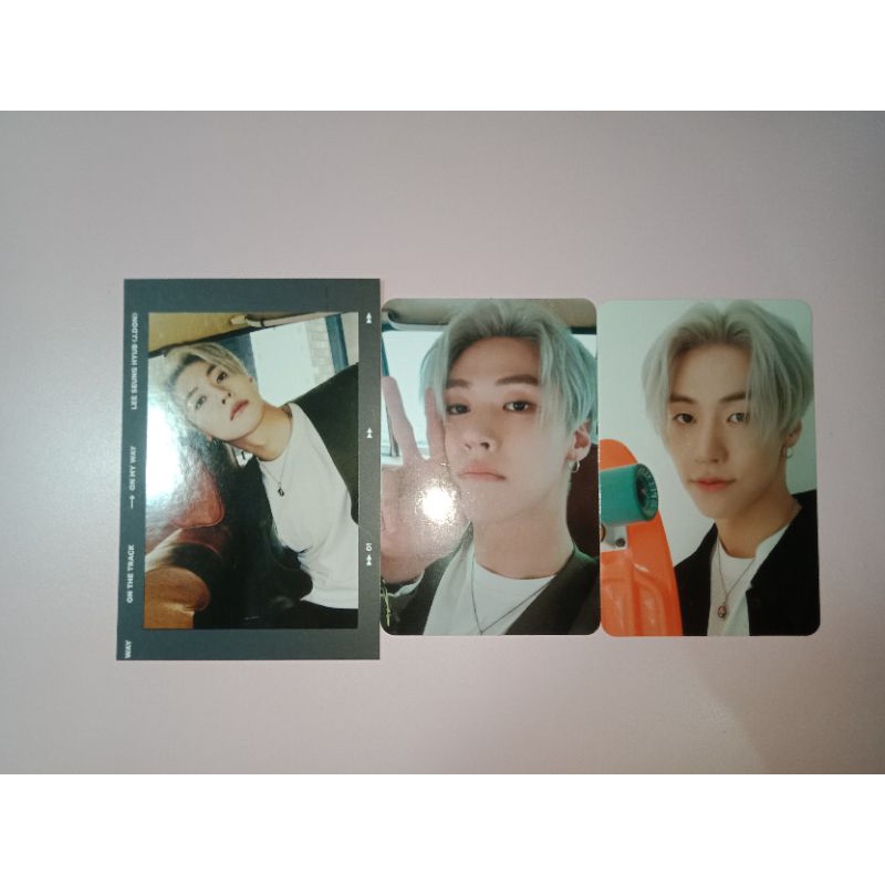 pc photocard polaroid j.don jdon seunghyub n.flying nflying on the track - on my way ver