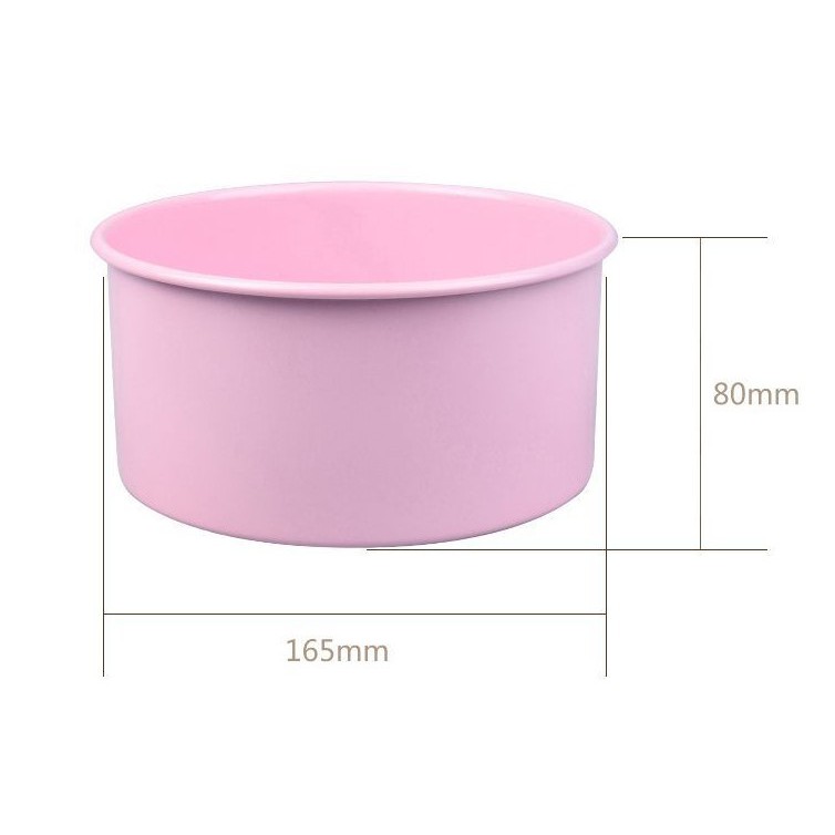 SUNCITY Loyang Pink 6 Inch Loose Base Round Pan Bulat Bongpas