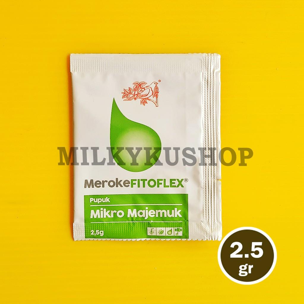 PUPUK MEROKE FITOFLEX 2.5 GRAM PER SACHET KEMASAN PABRIK HIDROPONIK