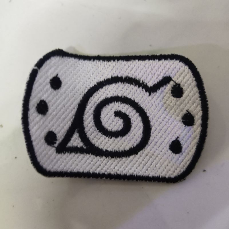 emblem patch bordir logo konoha