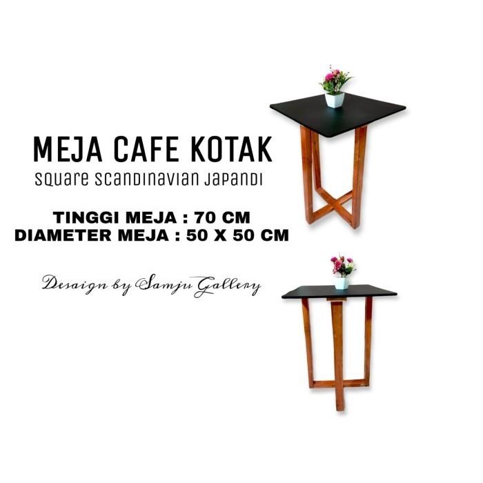 Meja Samju Cafe Table Meja Cafe Meja Kopi Kotak Minimalis