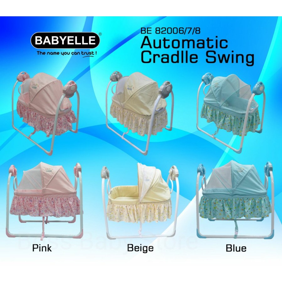 Makassar ! Tempat Tidur Bayi Automatic Cradle Swing Babyelle