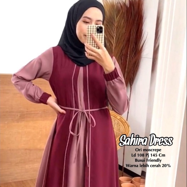 Terlaris sahira qibla dress murah