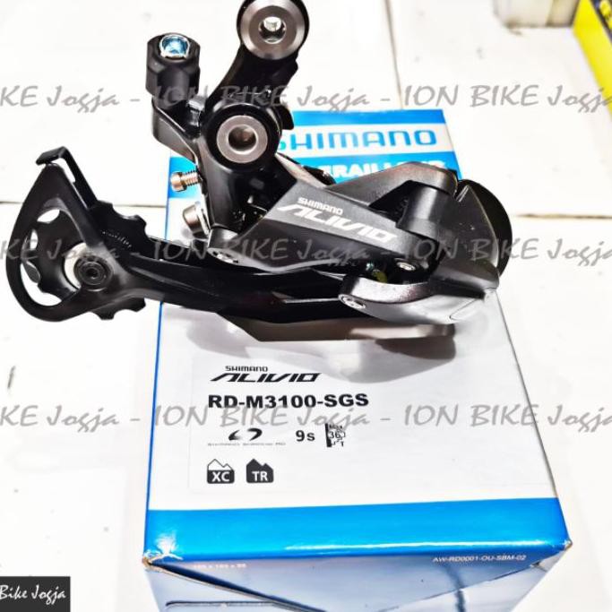 SSP657 rd alivio m3100 9 speed - rd shimano alivio 9sp terbaru m3100 original murah 9sp ,,...,