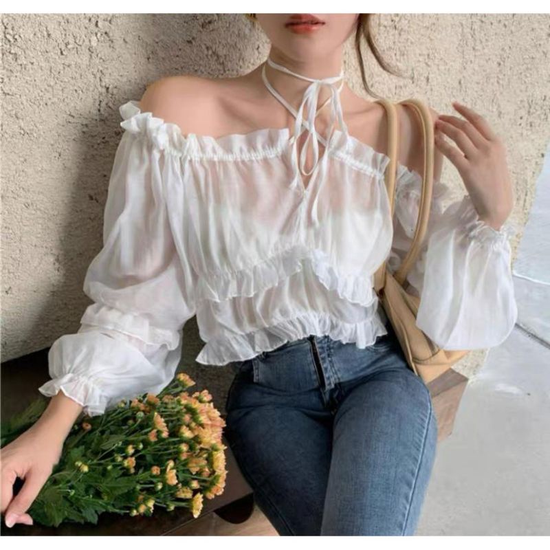 MDLV ~ 5963 ORIANA OFF SHOULDER TOP / BLOUSE CEWEK / FASHION IMPORT WANITA