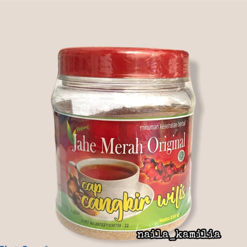 

Jahe Merah Cangkir Wilis 250 Gram