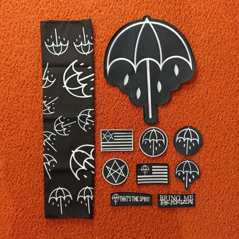 Backpatch bordir paket SLAYER BMTH premium best quality