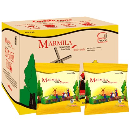 

marmila margarine krim vanila susu sachet 250gram