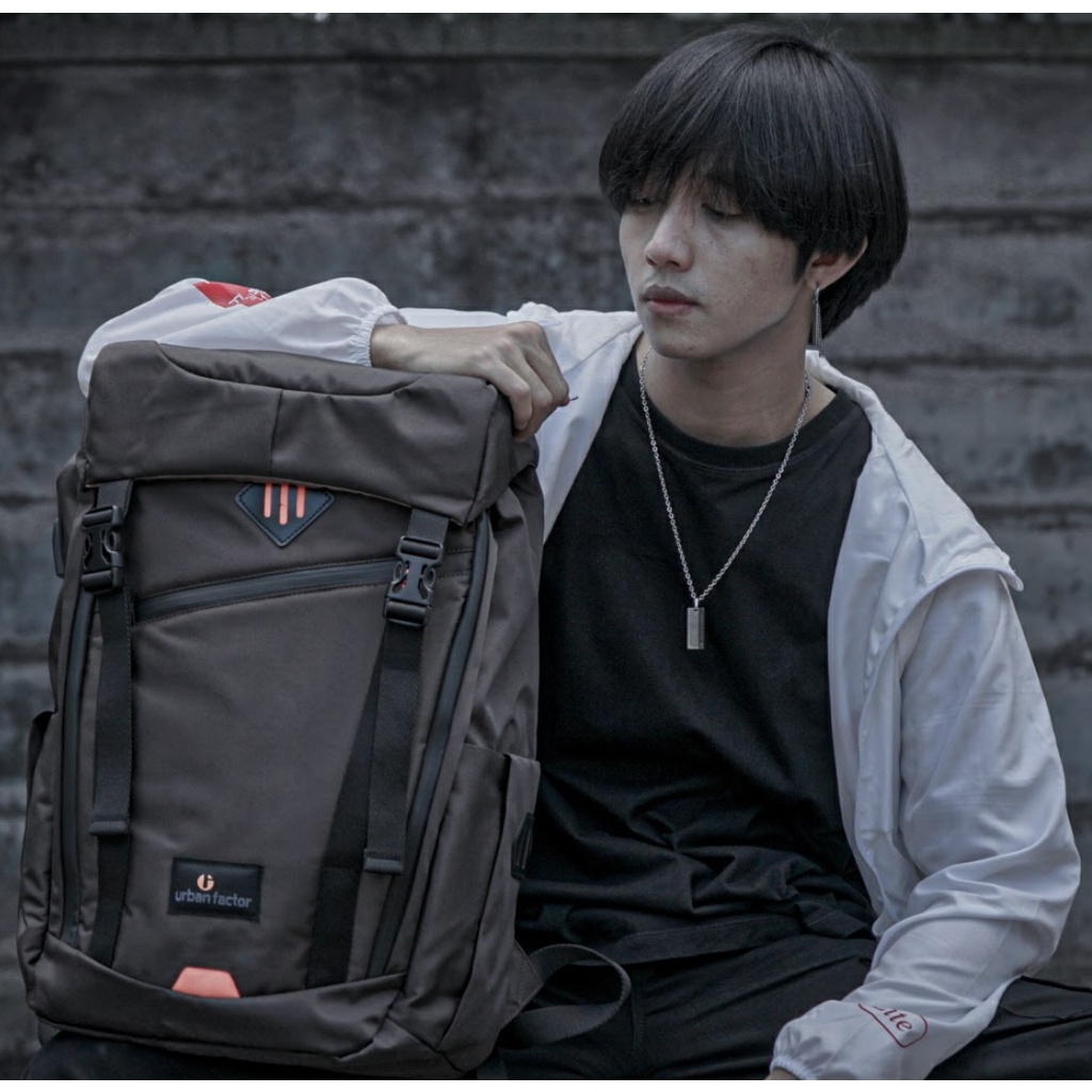 ARXHIVO BROWN |MANNEEDME x URBAN| Tas Ransel Punggung Pria Backpack ORIGINAL