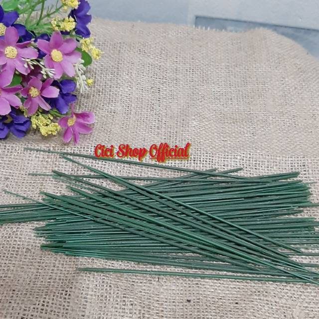 Kawat batang satuan/kawat batang tangkai bunga/batang tangkai bunga/kawat tangkai bunga/tangkai