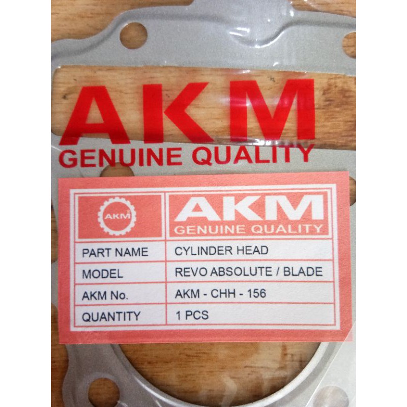 PACKING HEAD CYLINDER HEAD HONDA REVO ABSOLUTE BLADE.