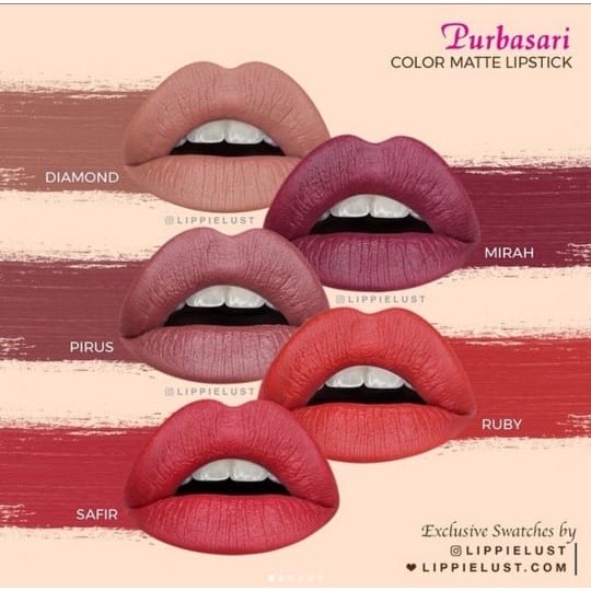 Purbasari Lipstick Color Matte✔️BPOM