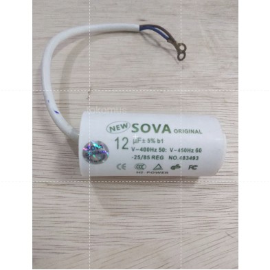 KAPASITOR 12 UF / 450V KAPASITOR POMPA AIR