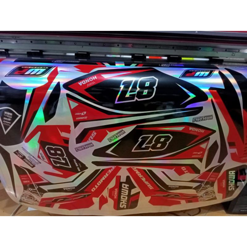 decal sticker crf full hologram