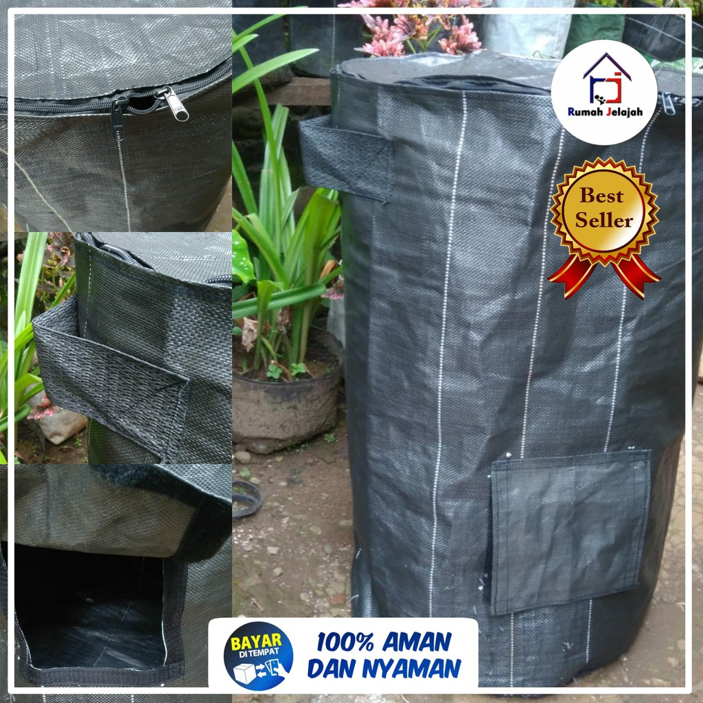 Compost Bag Tas Kompos Olah Limbah Daun Sampah Organik | Planterbag Kompos Bag