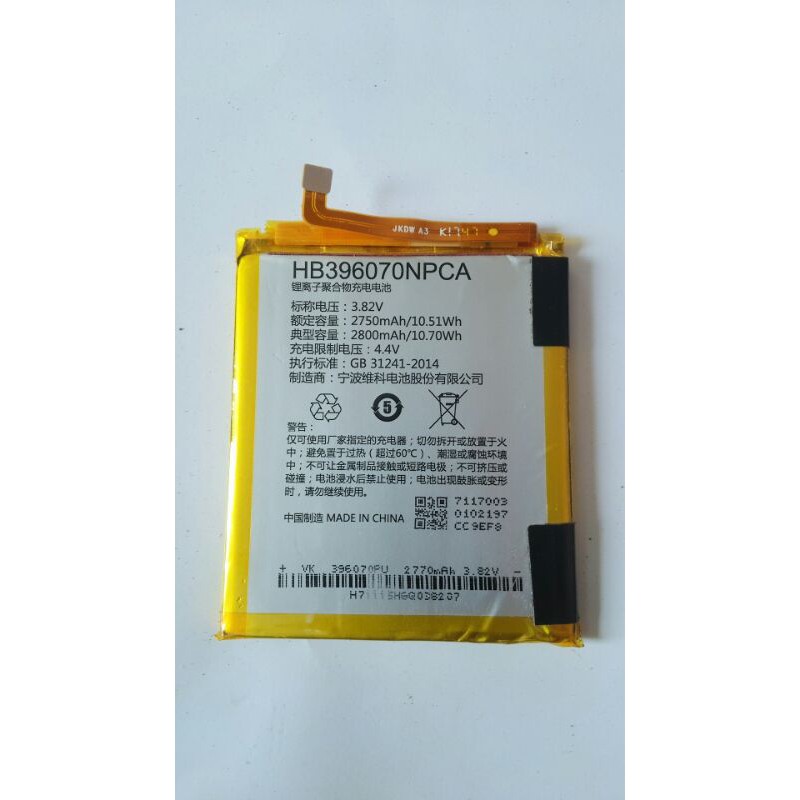 Baterai - Batre | COOLPAD CHINA MOBILE A3S Tipe Batre HB396070NPCA ORIGINAL  GARANSI |