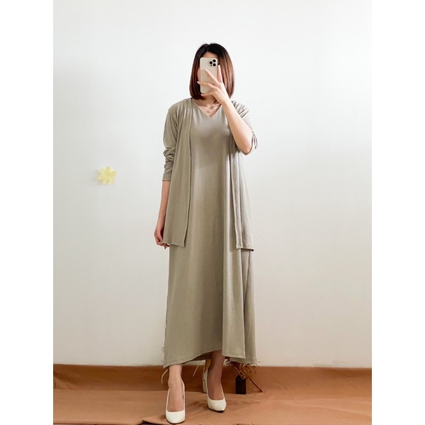 Stella 3 in 1 Set (Set Outer Dress Premium super comfy)