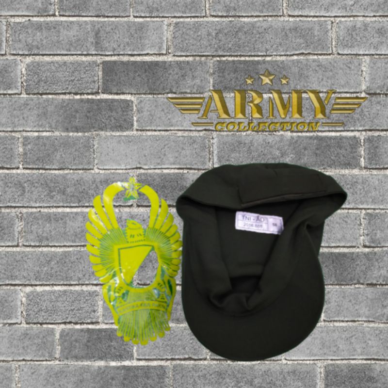 Topi pet pdh  jatah army standar TNI commando bahan Sritex