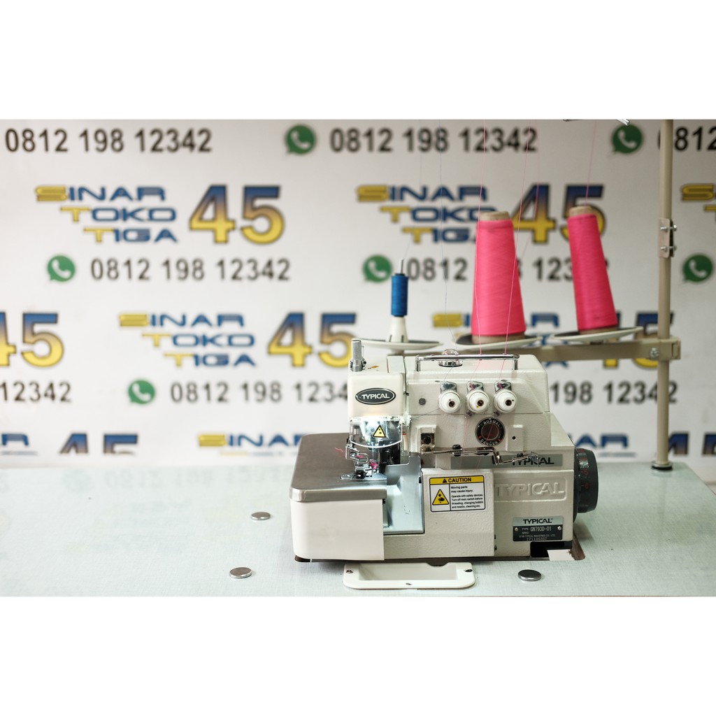 TYPICAL NECI GN 793D SERVO MESIN JAHIT TEPI HIJAB KERUDUNG NECCI GN793D GN 793 D HIGH SPEED KONVEKSI