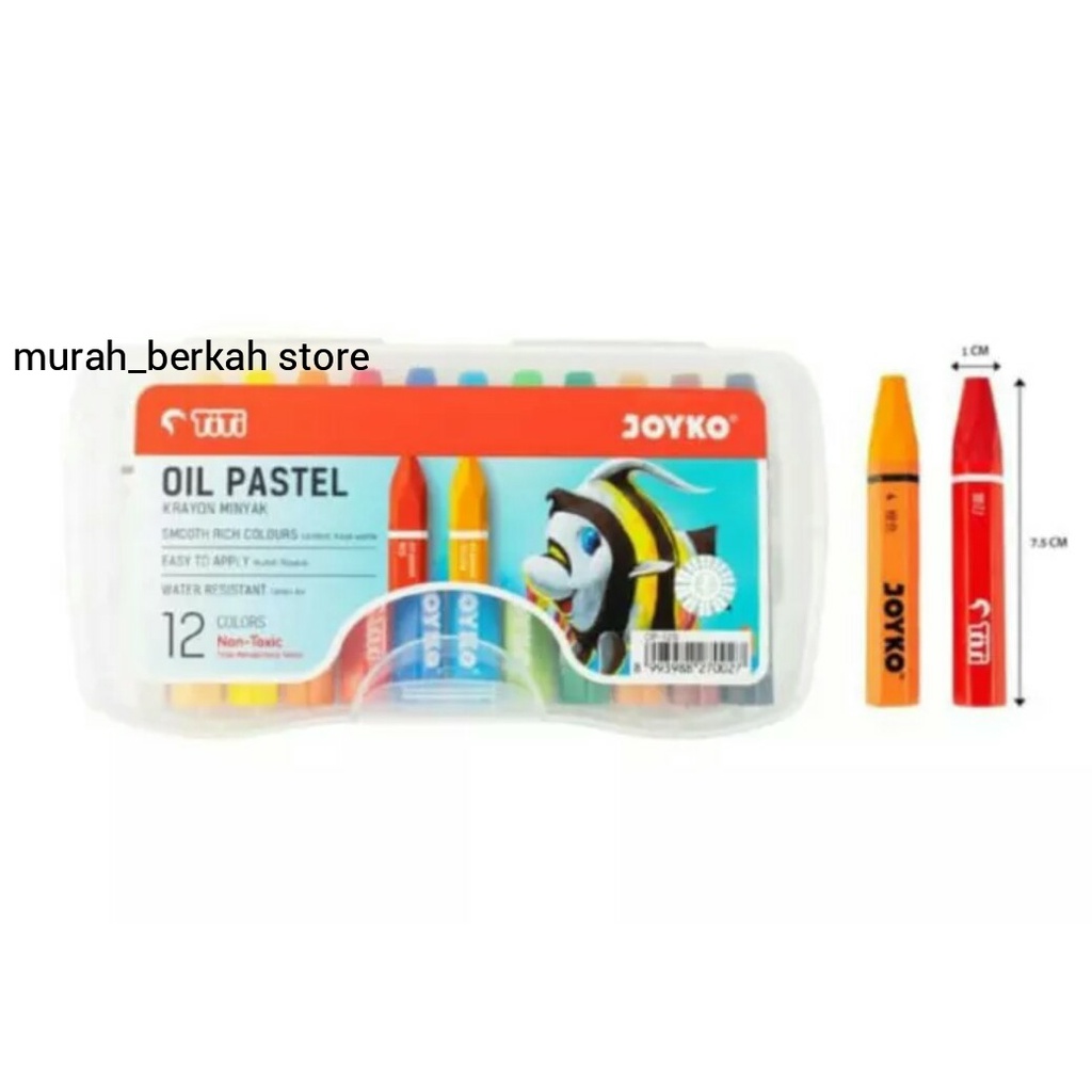 

CRAYON OIL PASTEL JOYKO / KRAYON OIL PASTEL JOYKO 12 Warna