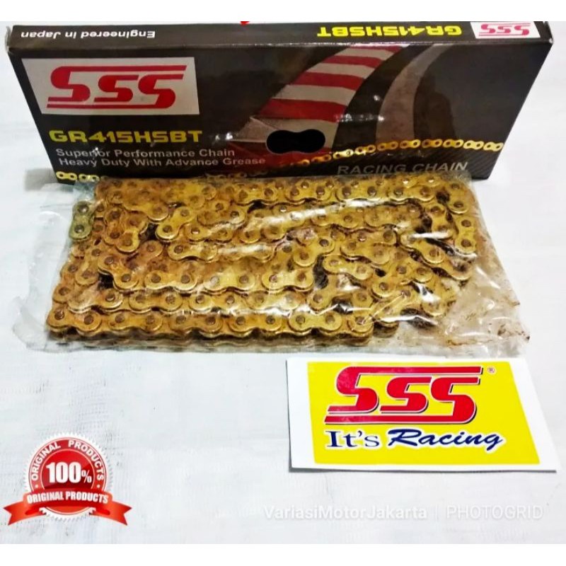Rantai SSS 415 -130 HSBT Gold Original