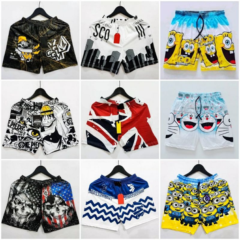 Surfinclo Boxer Black White Fire