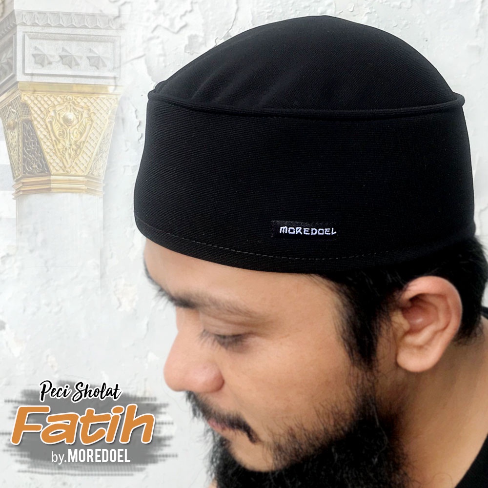 Peci Hitam Casual Fatih by Moredoel Mudah dilipat dan Elegant