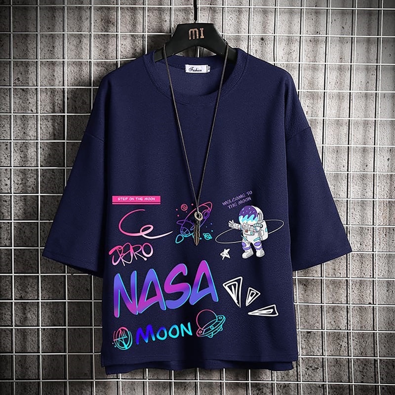 KAOS COWOK LENGAN PENDEK ATASAN PRIA DISTRO KEKINIAN MOTIF NASA PREMIUM