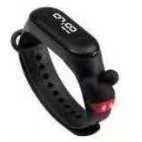 Brgunik - Jam Tangan Elektronik Led Anti Air Bahan Silikon Untuk Anak / Jam Tangan Karakter JT027-BLACK MICKEY