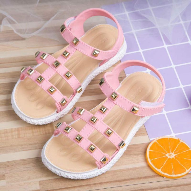 Medan Termurah KD014 (Size 24-33) Sendal import jelly sandal anak perempuan import