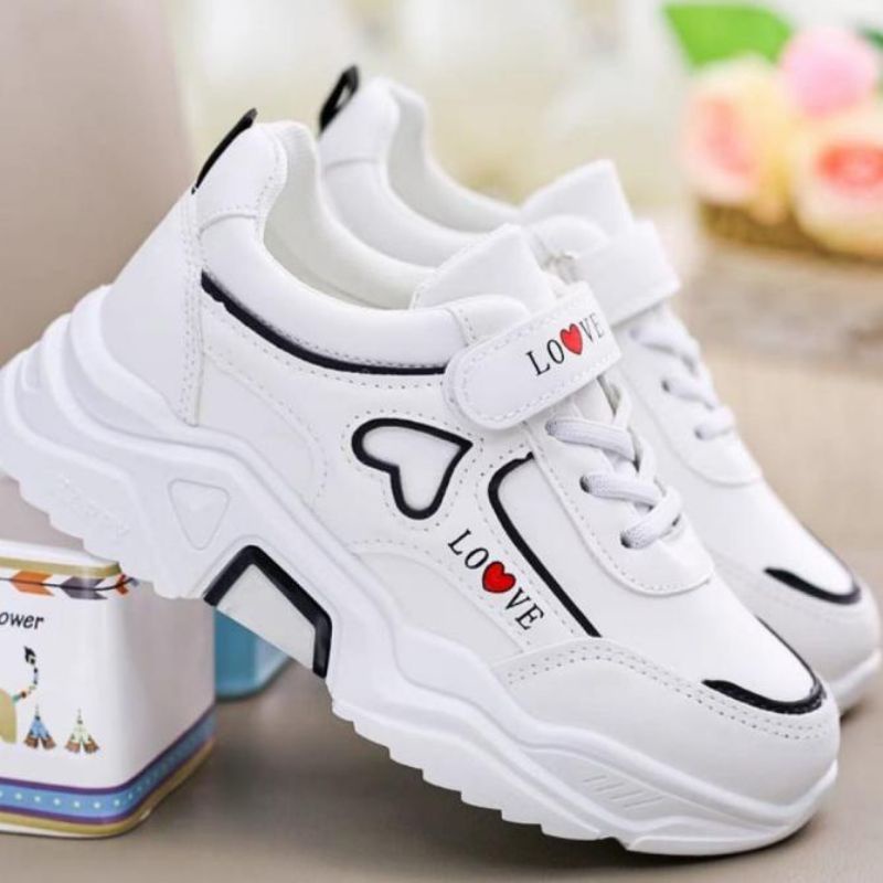 Sepatu wanita fashion sneakers JintuLoveRepet/sepatu sneakers tali dan repet trendy termurah bisa cod kekinian/sepatu wanita jalan santai trendy/sepatu wanita sneakers santai jalan trendy