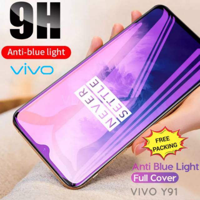 Tempered Glass Anti Blue Light VIVO Y91.Y91c Tg Anti Gores Kaca Blue Ray Radiasi Screen Protector