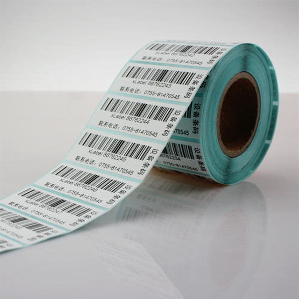 Nanas 700pcs/Roll Thermal Sticker Nyaman Harga Supermarket Tag Kosong Label Paket