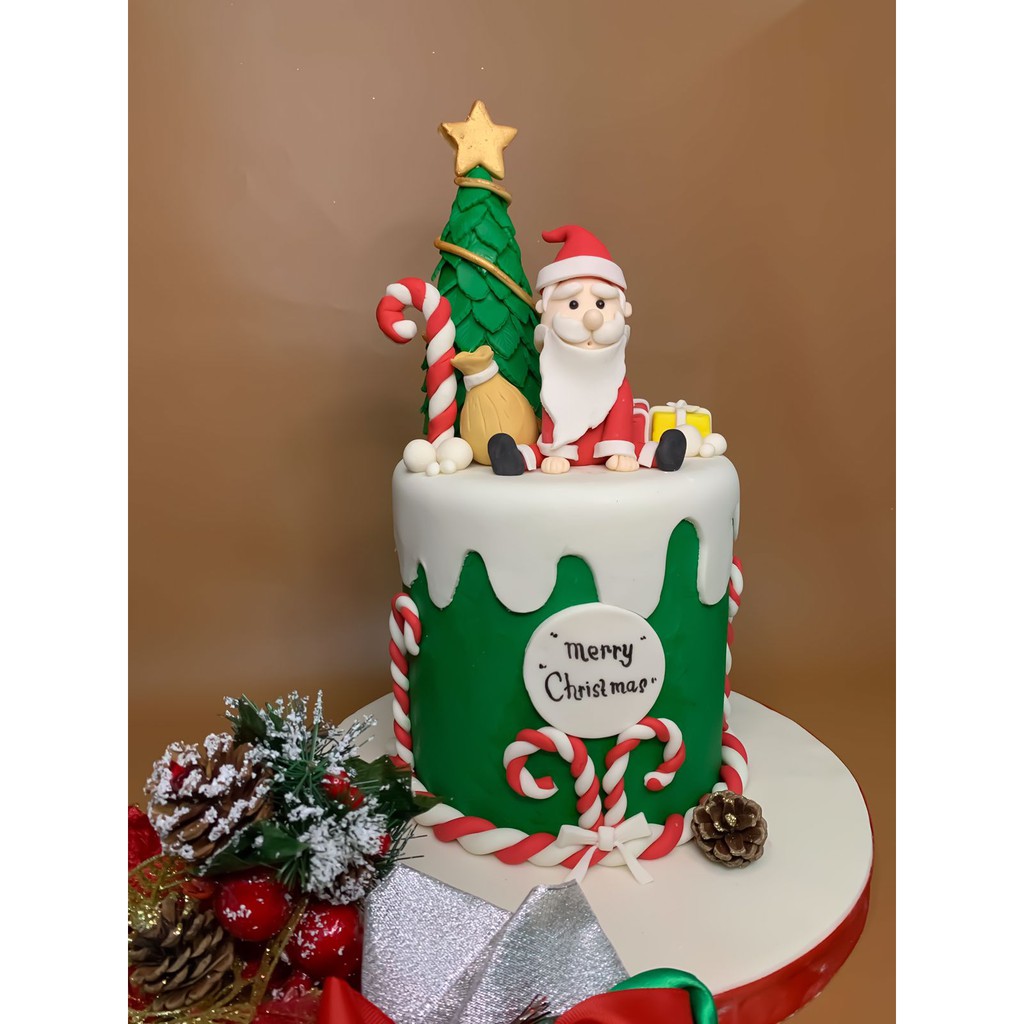 

Christmas cake / Kue Natal Fondant / Hamper 2021 MHN BACA KETERANGAN