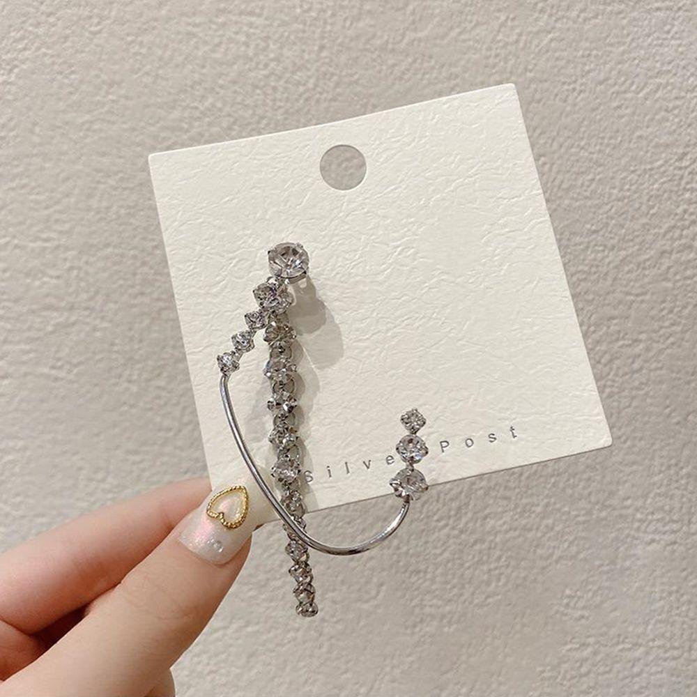 Lily Anting Panjang Fashion Indah Zirkon Telinga Bungkus Menjuntai