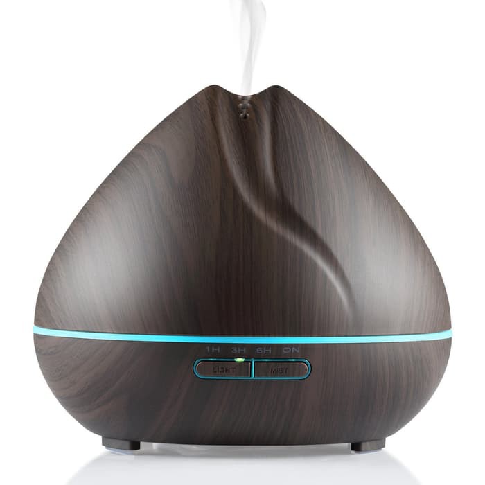 Humidifier H16 Wooden Fish Peak Diffuser Ultrasonic 7 LED-400ML