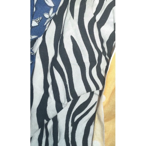Jumpsuit anak bayi katun rayon free bando bisa reques size dll-Zebra hitam putih