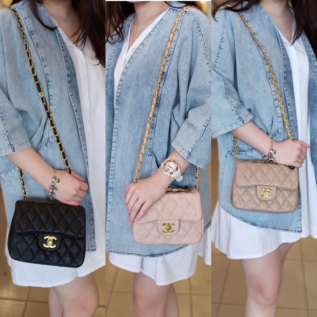 SUPER MURAH / BIG PROMO  TAS CHANEL CLASSIC MINI FLAP 1115 BIG PROMO-CUCI GUDANG-HARGA GROSIR