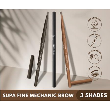 ^ KYRA ^ Madame Gie Supa Fine Thin Eyebrow Mechanic Brow Pensil Alis Make Up