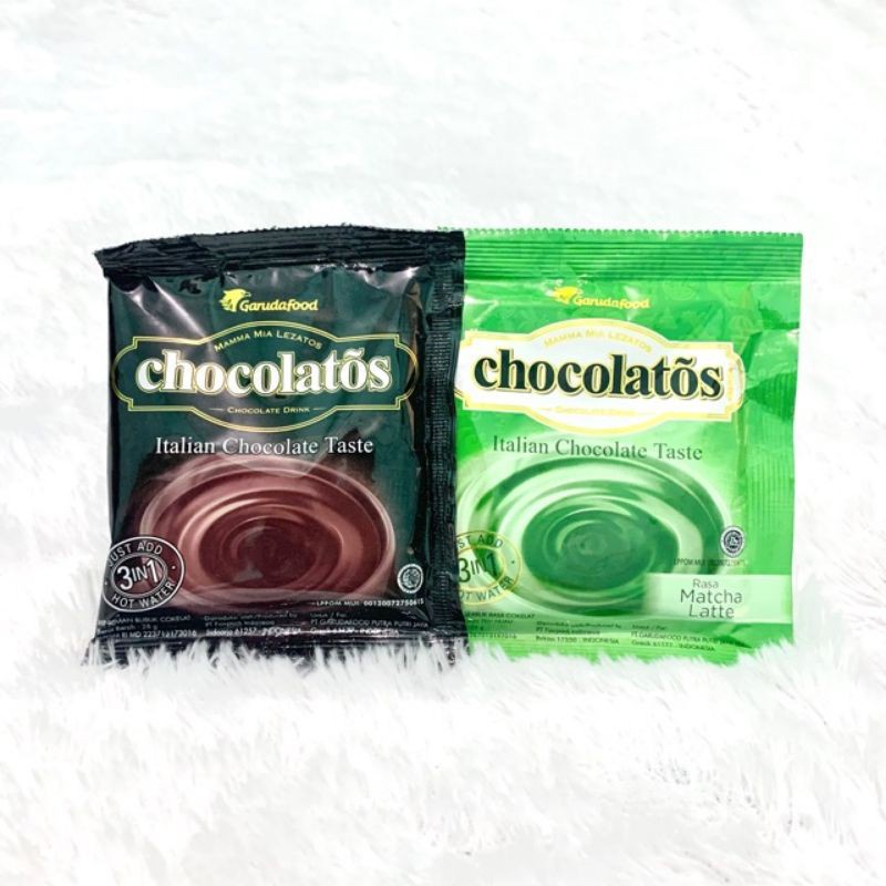 

Chocolatos Chocolate Drink 1 SACHET Cokelat / Matcha / Coffee