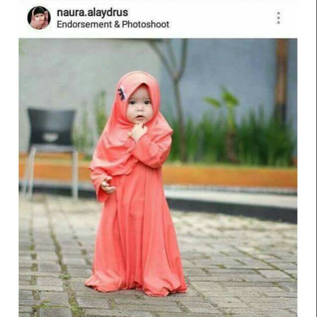 Stelan Gamis Naura Gamis Lucu murah gamis anak