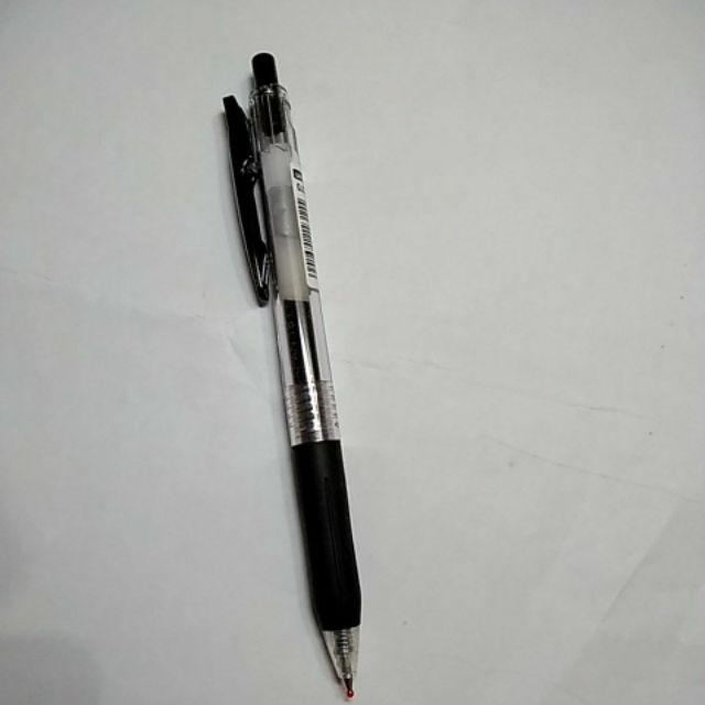 PULPEN GEL CETEK RETRACTABLE PEN ZEBRA SARASA CLIP 0.5 0.7