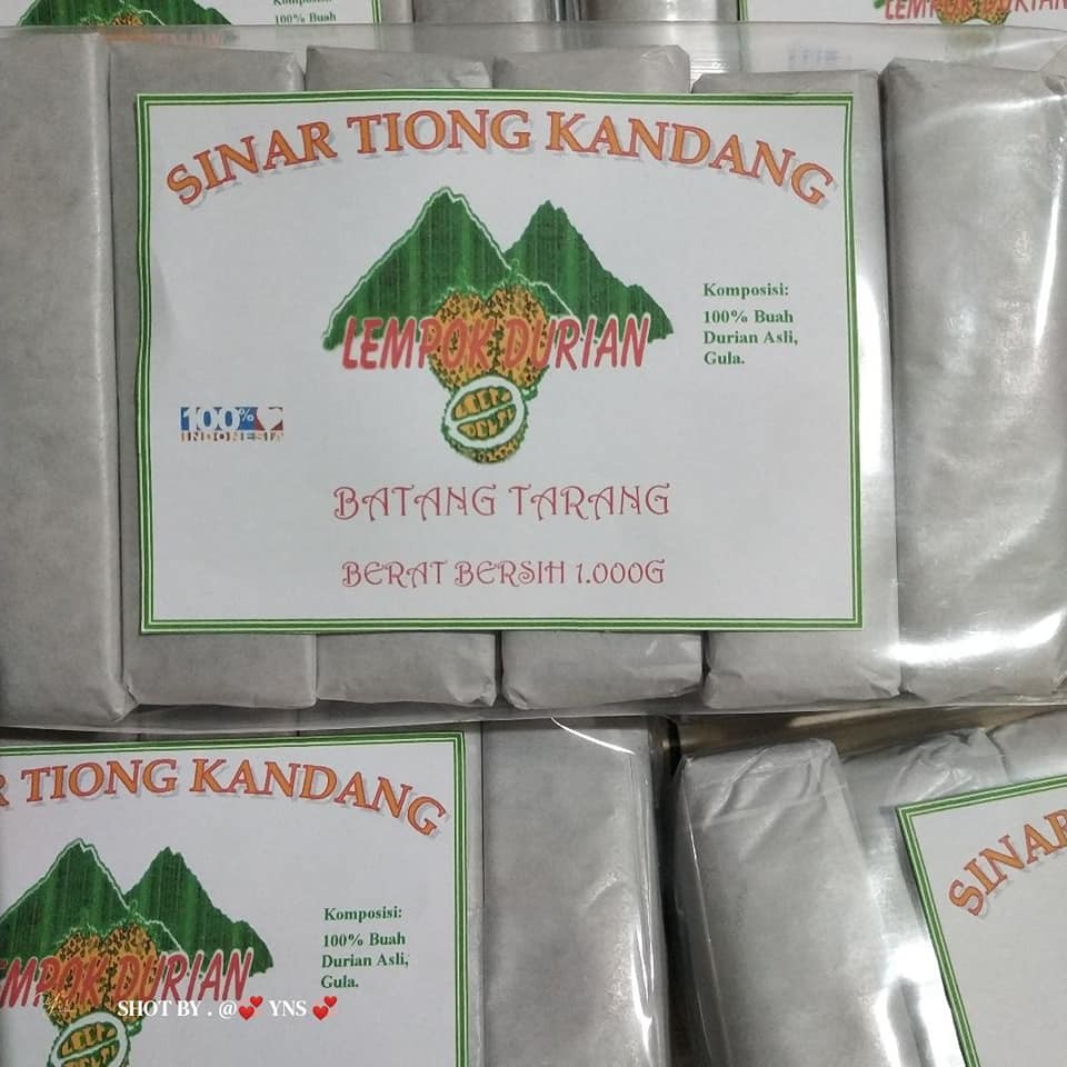 Dodol Durian Sinar Tio Kandang / Batang Tarang / Khas Pontianak