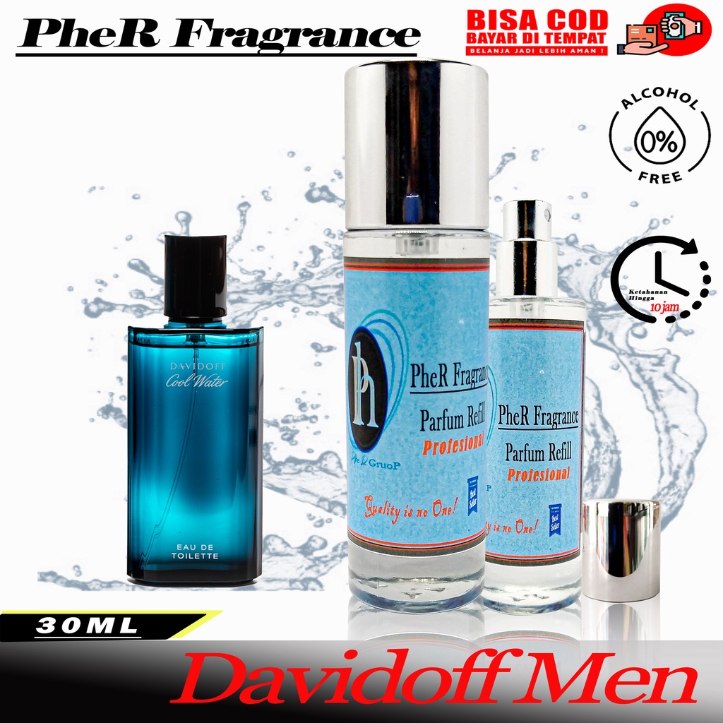 Parfum Davidoff Man Pria Aroma Awet Tahan Lama Minyak Wangi Laki Laki Bibit Biang Asli