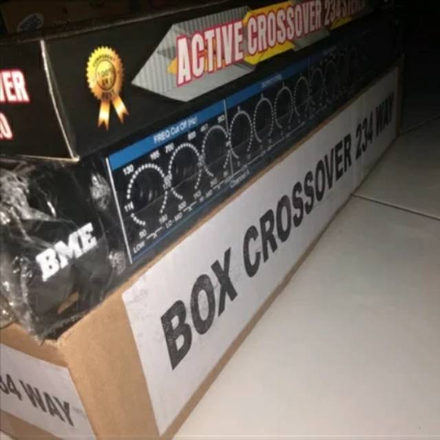 Kit active Crossover 234 Stereo Plus Box 234 way