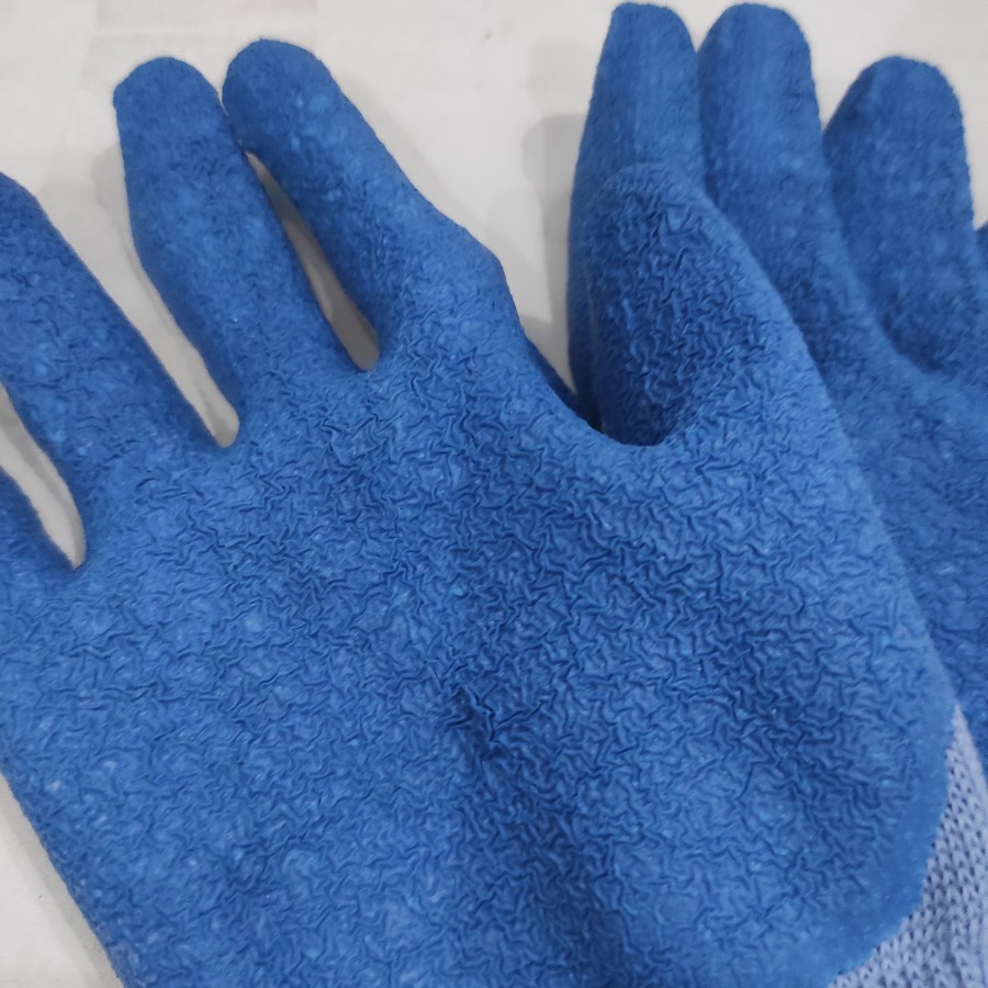 Sarung Tangan Kerja Tukang Working Glove Tapak Karet Finder Biru Set