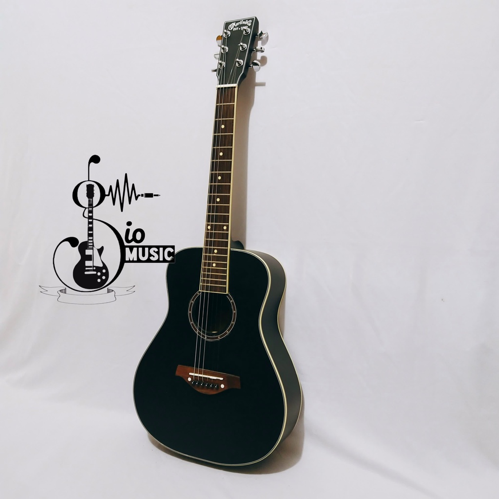 gitar 3/4 martin & co elektrik paket lengkap
