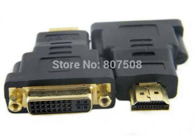 KONEKTOR / CONNECTOR / CONVERTER / HDMI MALE TO DVI FEMALE 24+5