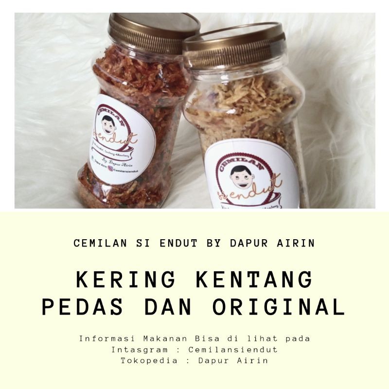 

Kering Kentang Pedas dan Original